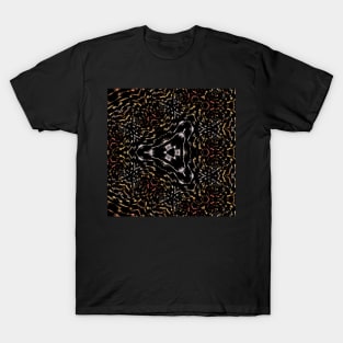 Kaleidoscope of Geometric Retro Bright Colors T-Shirt